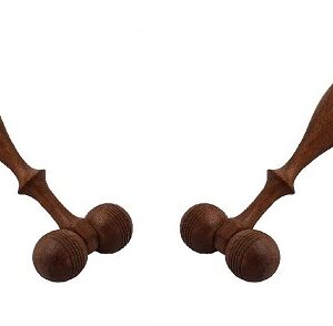 wooden face massager acupressure tool, natural facial massage roller for relaxation, skin care, face, neck and forehead massage pack of 2