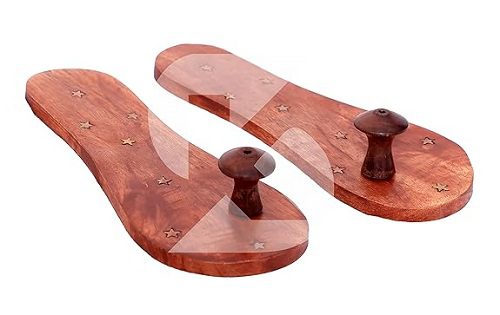 handcrafted wooden slippers for men & women – natural wood traditional sandals with brass star design, lightweight indoor footwear handcrafted wooden slippers for men & women – natural wood traditional sandals with brass star design, lightweight indoor footwear