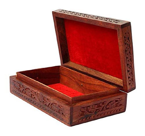 wooden carvings jewellery box for women storage boxes gold jewellery box organisers vanity organiser for women jewellery wooden box for gift (12 x 8 inch) wooden carvings jewellery box for women storage boxes gold jewellery box organisers vanity organiser for women jewellery wooden box for gift (12 x 8 inch)