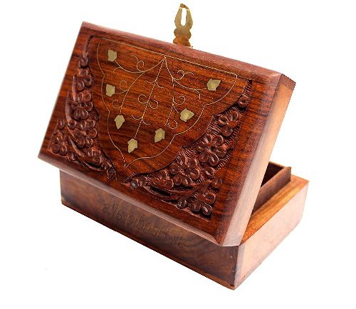 handcrafted wooden jewelry box with carving & brass inlay for women – elegant keepsake box for jewelry, trinkets & treasured memories, unique gift for birthdays and special occasions handcrafted wooden jewelry box with carving & brass inlay for women – elegant keepsake box for jewelry, trinkets & treasured memories, unique gift for birthdays and special occasions