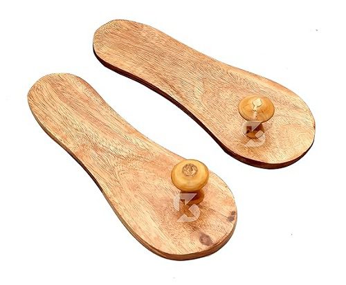 handcrafted wooden slippers for men & women – natural wood traditional sandals with toe post design, lightweight indoor footwear handcrafted wooden slippers for men & women – natural wood traditional sandals with toe post design, lightweight indoor footwear